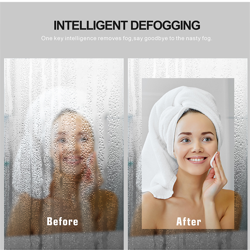 Rectangle Bluetooth Smart Bathroom Makeup Mirror