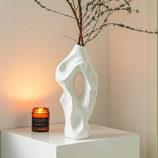 Ceramic White Art Sculpture Decoration Creativity