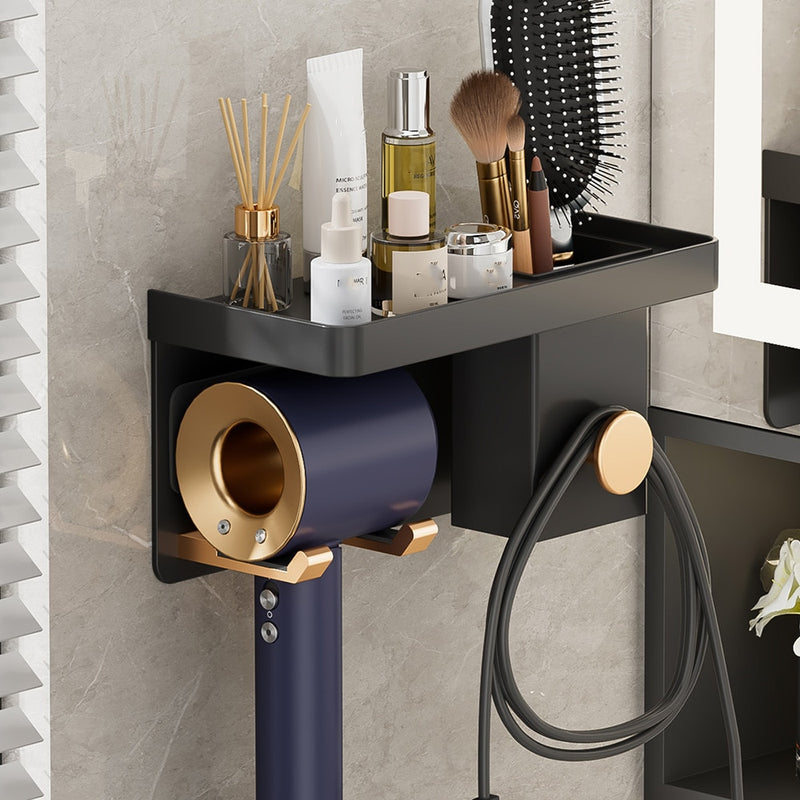 Hair Dryer Stand  With Storage Tray