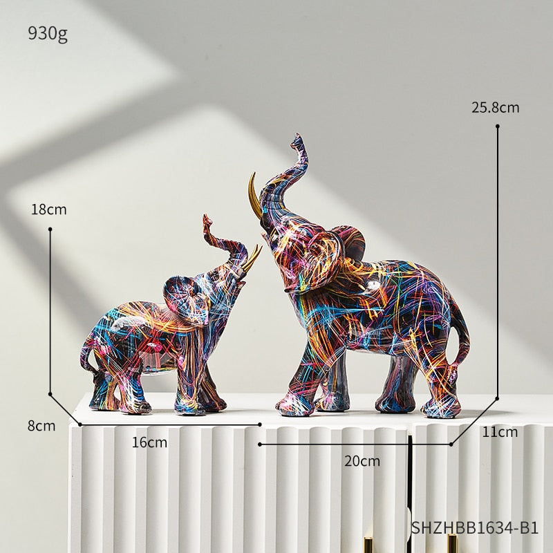 Painting Art Elephant Sculpture