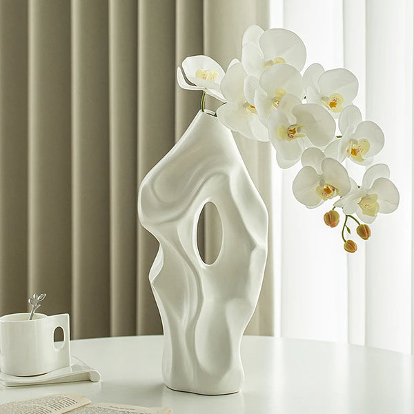 Ceramic White Art Sculpture Decoration Creativity