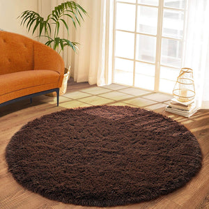 
            
                Load image into Gallery viewer, Round plush carpet for Bedroom
            
        
