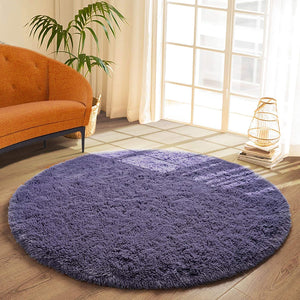 
            
                Load image into Gallery viewer, Round plush carpet for Bedroom
            
        