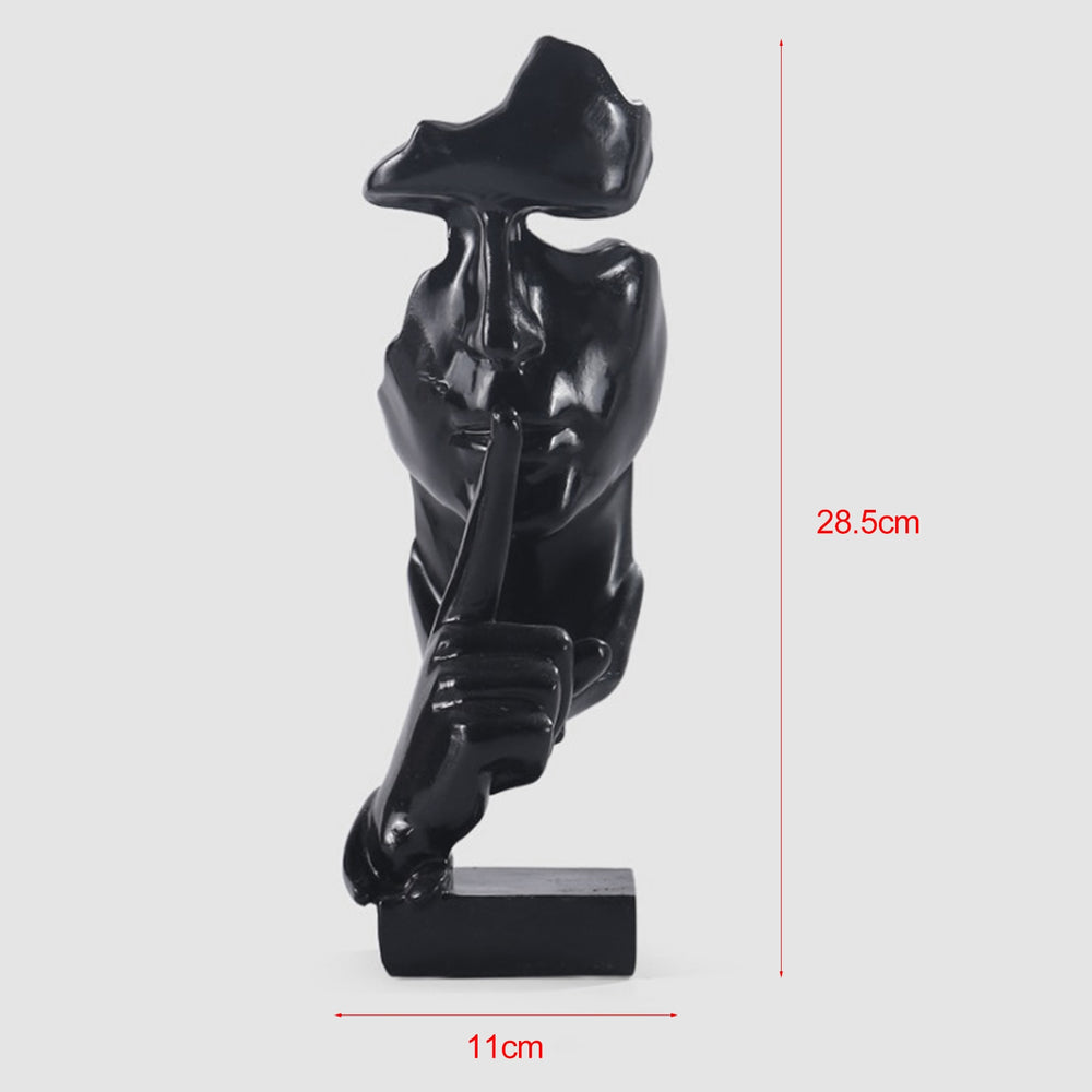 
            
                Load image into Gallery viewer, Silence is Gold Thinker Statue
            
        