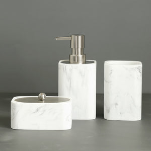 Marble Soap Dispenser Cotton swab box