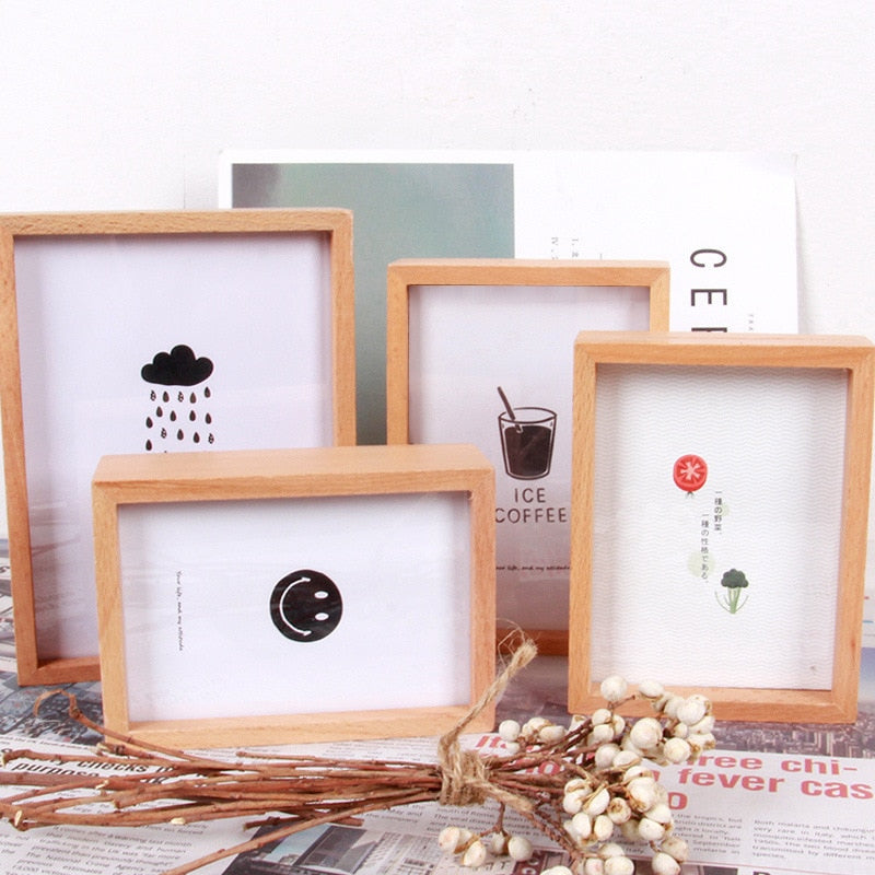 
            
                Load image into Gallery viewer, Creative European Style Simple wooden Photo Frame
            
        