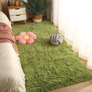 Furry Bedroom Bedside Carpet