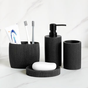 
            
                Load image into Gallery viewer, Black Bathroom Accessories Holder
            
        
