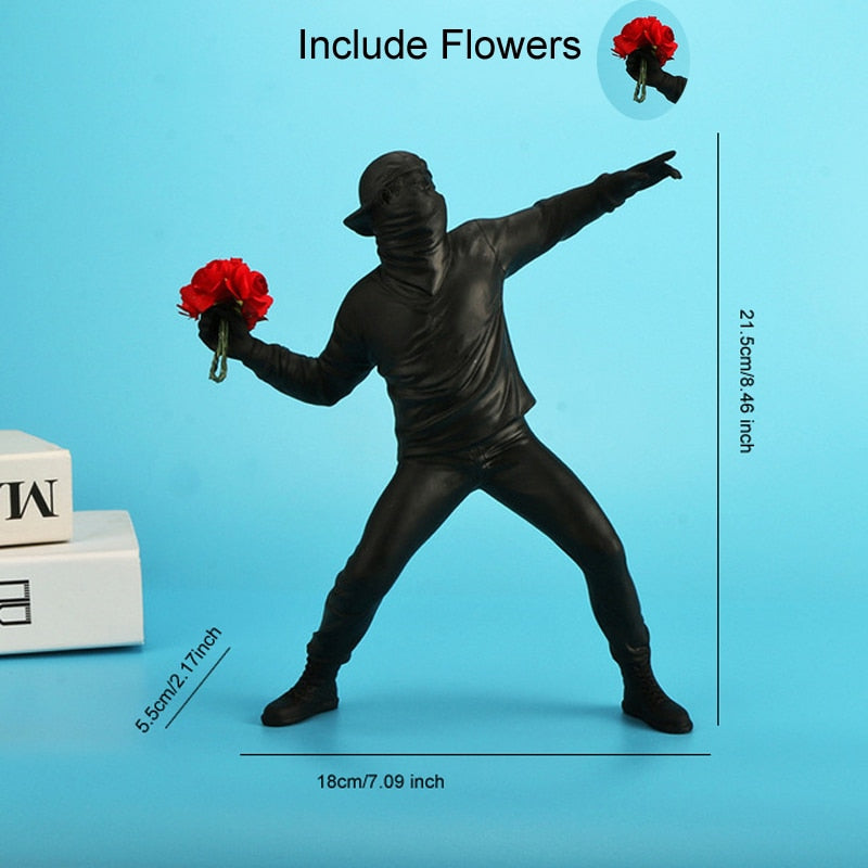 
            
                Load image into Gallery viewer, Flower Thrower Statue Bomber
            
        
