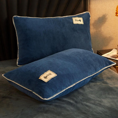 Velvet Set Pillowcase for Bed Room