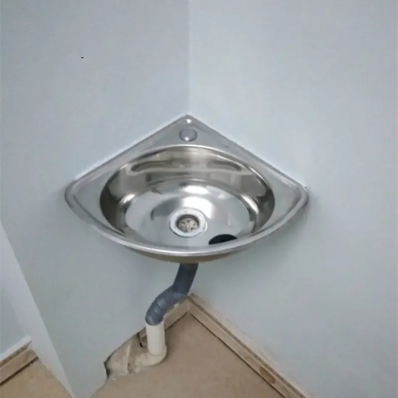 Stainless Steel  Basin wall-mounted kitchen washing sink