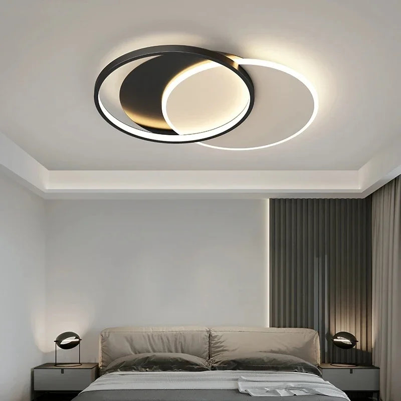 Modern Round Square LED Chandelier Ceiling Lamps for Living Room