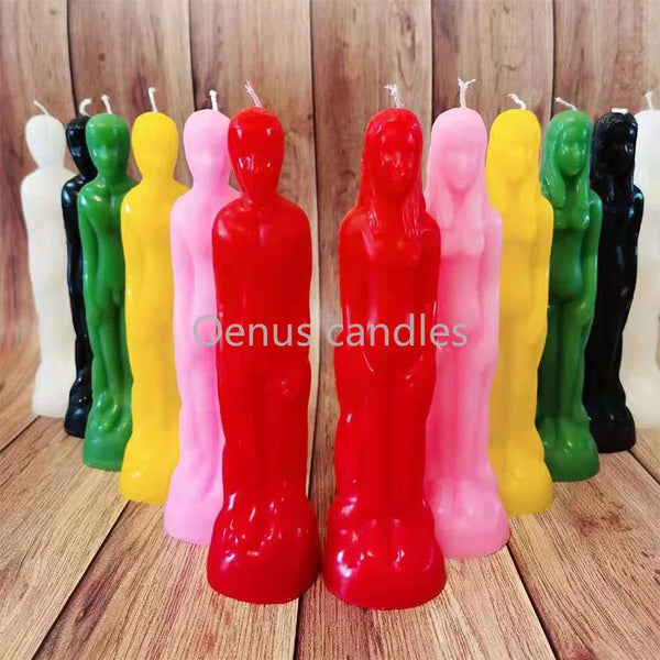 1pcs Human Candle Soy Wax Paraffin Wax Hoodoo Candles for Spells and Altars