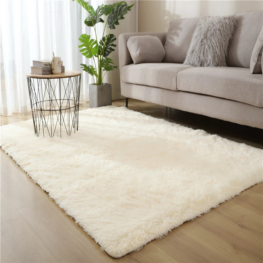 Fluffy Large Bedroom PlushLounge Rug