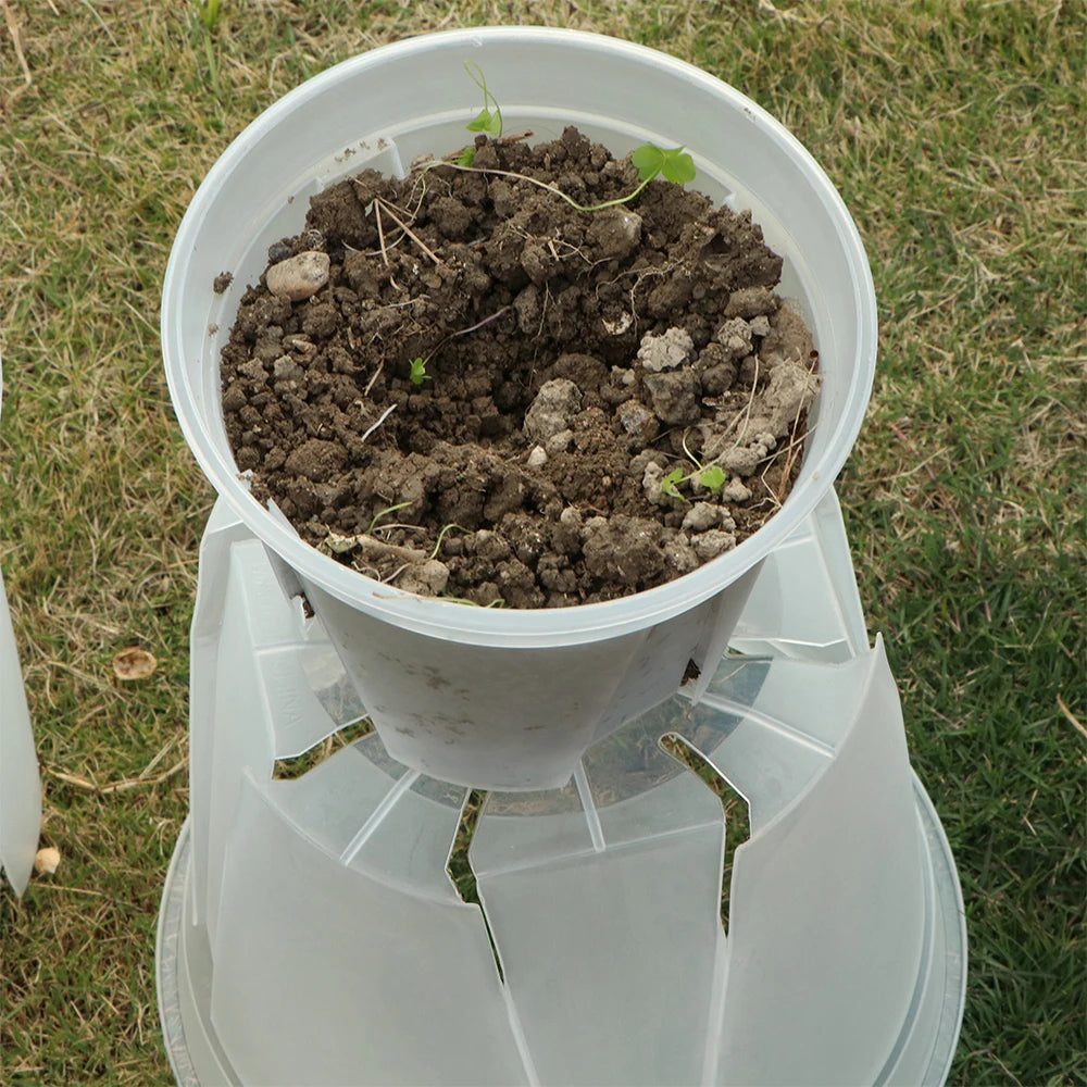 Plastic Transparent Breathable Flower Planter