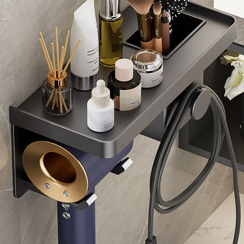 
            
                Load image into Gallery viewer, Hair Dryer Stand  With Storage Tray
            
        