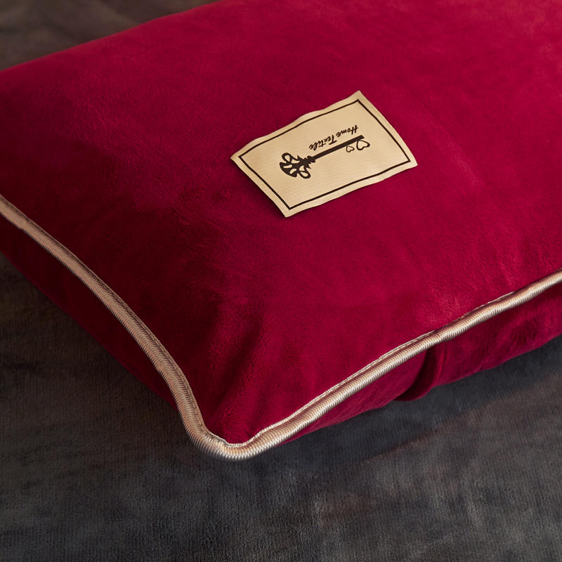 Velvet Set Pillowcase for Bed Room