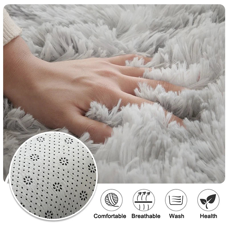 Fluffy Large Bedroom PlushLounge Rug