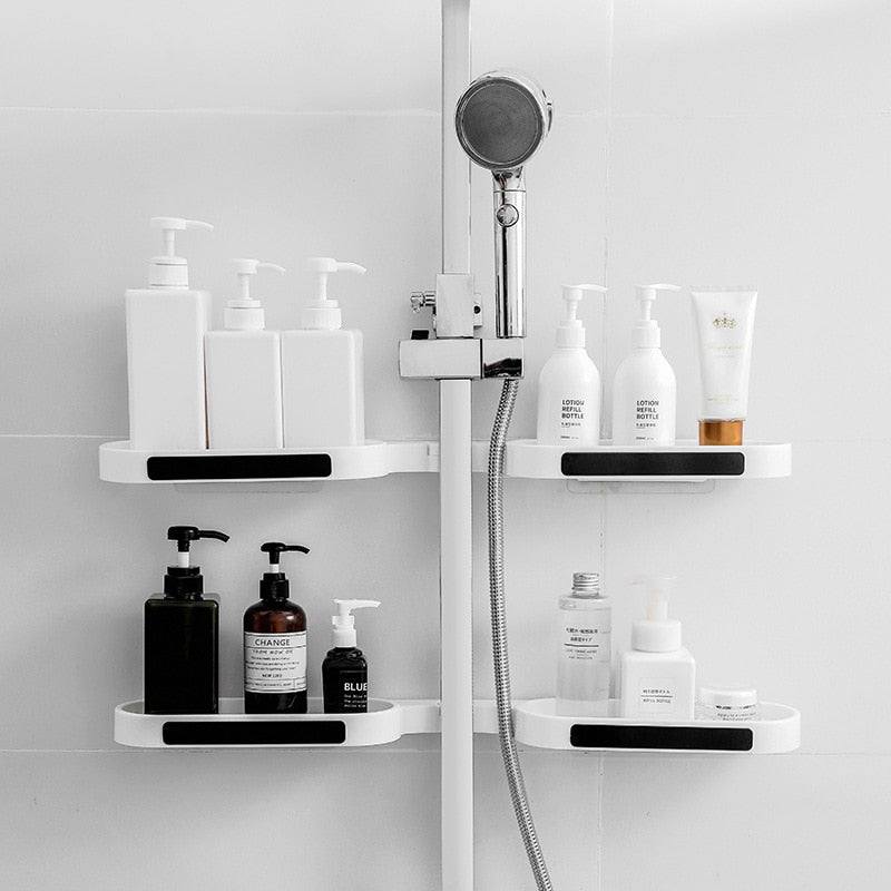 
            
                Load image into Gallery viewer, Punch-free Bathroom Revolving Rack
            
        