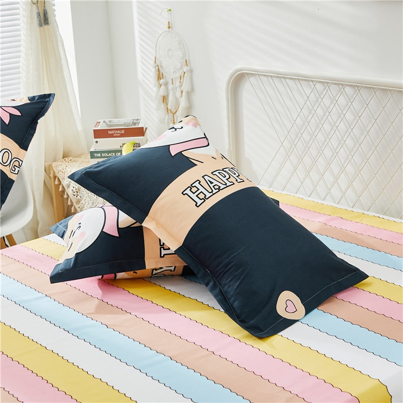 2PC  Pillow Cover Pillowcase For Bed