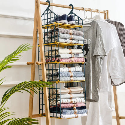 Clothes Storage Wardrobe Hanging Organizer