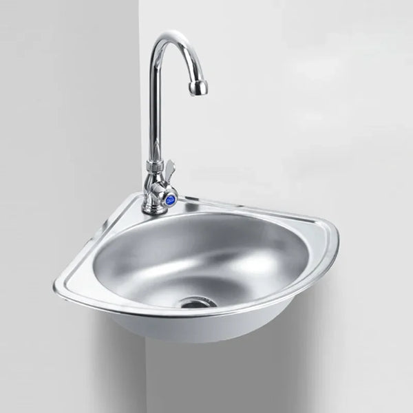 Stainless Steel  Basin wall-mounted kitchen washing sink