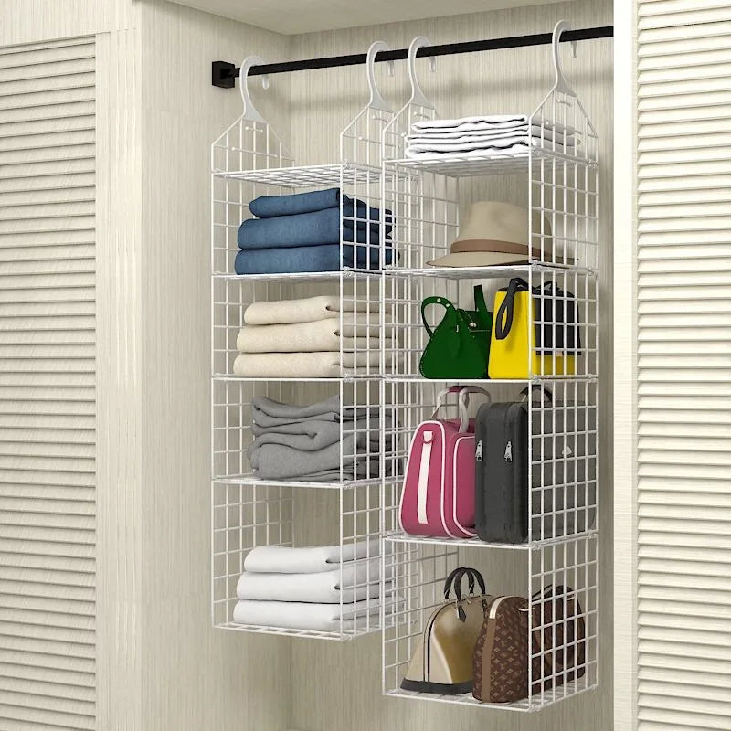 Clothes Storage Wardrobe Hanging Organizer