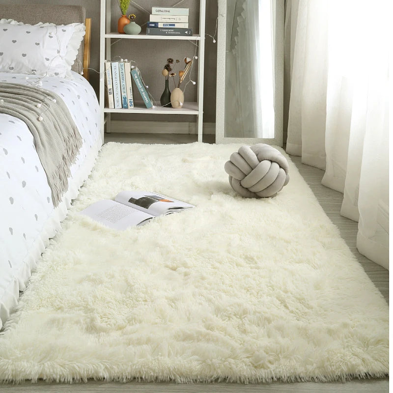 Fluffy Large Bedroom PlushLounge Rug