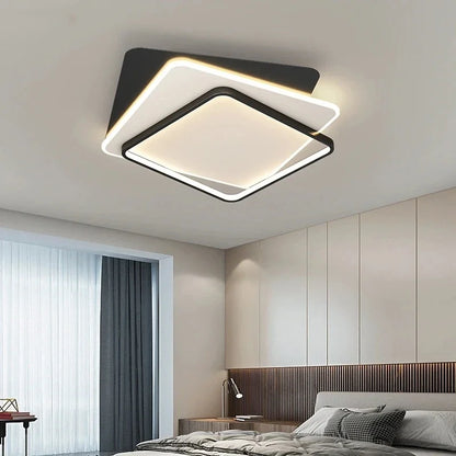 Modern Round Square LED Chandelier Ceiling Lamps for Living Room