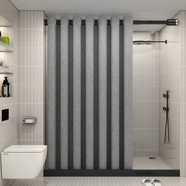 Linen Waterproof Bathroom Bathtub Fabric Set