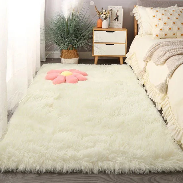 Fluffy Large Bedroom PlushLounge Rug