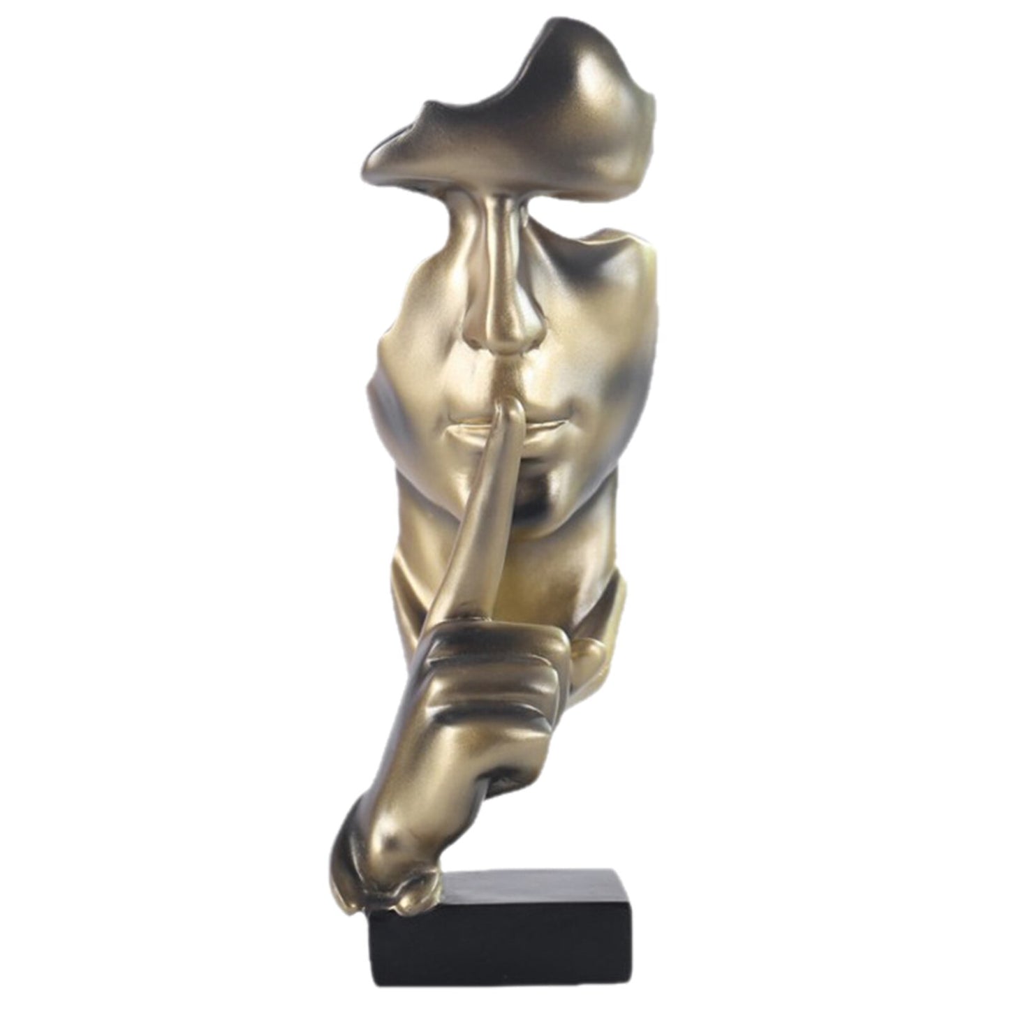 Silence is Gold Thinker Statue