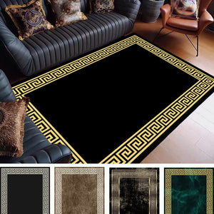 
            
                Load image into Gallery viewer, Yellow Gold Geometric Bedroom Rug
            
        