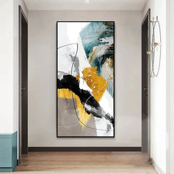 Free Shipping 100% Hand Painted Oil Painting On Canvas Porch Abstract Modern Style Wall Art Living Room Decor Picture No Frame
