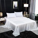 Solid Color Mulberry Silk Bed Sheet