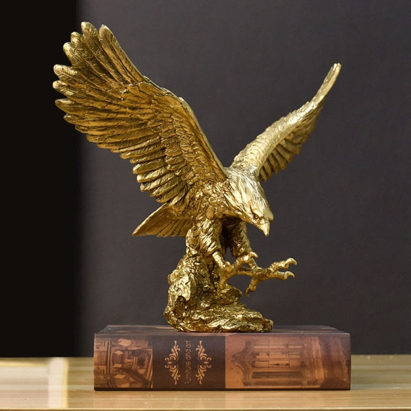 Golden Eagle Animal Figurines Hawk Statue