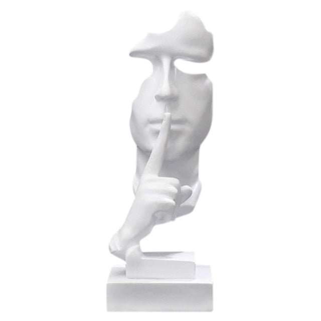 
            
                Load image into Gallery viewer, Silence is Gold Thinker Statue
            
        